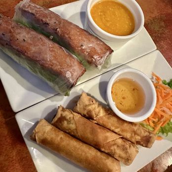 Pho4ever - A4. Grilled Pork Sausage Fresh Spring Rolls Nem Nuong Cuon Nha Trang - Vietnamese Near Me - Fairfax, Virginia Pho4ever - A4. Grilled Pork Sausage Fresh Spring Rolls Nem Nuong Cuon Nha Trang - Vietnamese Near Me - Fairfax, Virginia