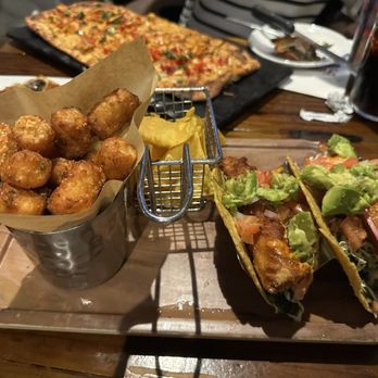 Finney's Crafthouse - Orange - Crispy Mahi Mahi Taco w/ Tator Tots - New American Near Me - Orange, California Finney's Crafthouse - Orange - Crispy Mahi Mahi Taco w/ Tator Tots - New American Near Me - Orange, California