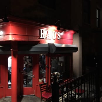 Rao's - NYC Location Late Night! - Italian Near Me - New York, New York
