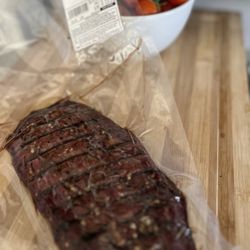 Meatworx - Smoked Flat Iron from the Cooler - Delicious!