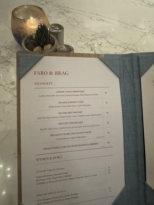 Menu photo 1 Faro & Brag Scottsdale, AZ Menu photo 1 Faro & Brag Scottsdale, AZ