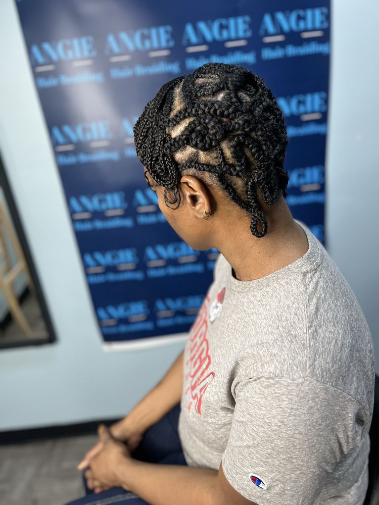 Angie Hair Braiding Logo