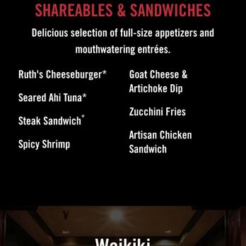 Ruth's Chris Steak House - Steakhouses Near Me - Waikiki, Hawaii Ruth's Chris Steak House - Steakhouses Near Me - Waikiki, Hawaii