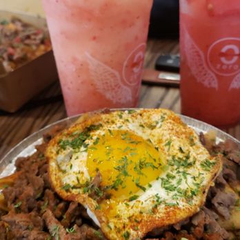 Zero Degrees - Garlic Noodles w. Fried Egg - Coffee & Tea Near Me - Houston, Texas Zero Degrees - Garlic Noodles w. Fried Egg - Coffee & Tea Near Me - Houston, Texas
