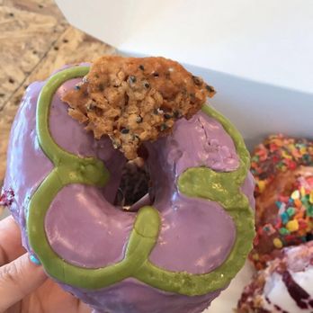 PVDonuts - Taro milk donut. So good! - Donuts Near Me - Providence, Rhode Island