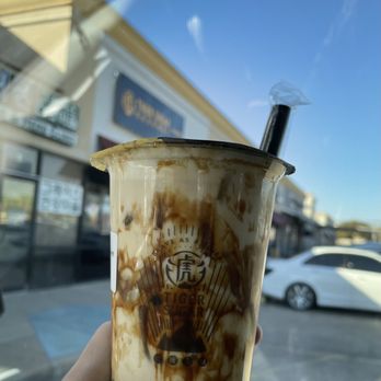 Tiger Sugar - "Signature" Black Sugar BobaPearl Milk - Bubble Tea Near Me - Carrollton, Texas Tiger Sugar - "Signature" Black Sugar BobaPearl Milk - Bubble Tea Near Me - Carrollton, Texas