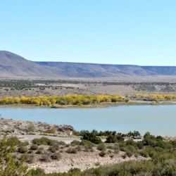 Cochiti Lake - Lake views from RV campground.