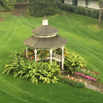 Wedgewood Resort - Gazebo behind apartment - Resorts Near Me - Fairbanks, Alaska
