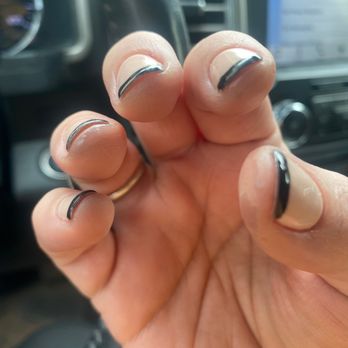 Kuhl River Nails - This is what I was left with . Took pic immediately after leaving - Nail Salons Near Me - New Braunfels, Texas Kuhl River Nails - This is what I was left with . Took pic immediately after leaving - Nail Salons Near Me - New Braunfels, Texas
