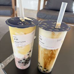 Mango Breeze Dirty Boba