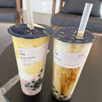 Feng Cha - Mango Breeze Dirty Boba - Bubble Tea Near Me - Renton, Washington