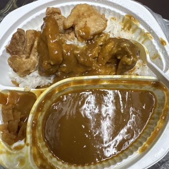Curry House CoCo Ichibanya - Fried chicken, but NO gyoza - Japanese Curry Near Me - Aiea, Hawaii