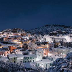 La Fleur de Thym - La neige à Bormes les Mimosas Février 2018....
