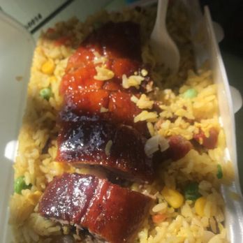 Dynasty BBQ - BBQ duck on their special fried rice (don't know the real name) pic does not do it justice!! - Chinese Near Me - Mississauga, Ontario
