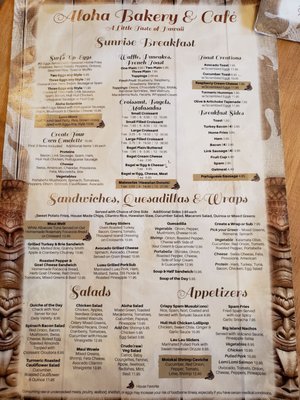 Menu photo 8 Aloha Bakery And Cafe Boynton Beach, FL