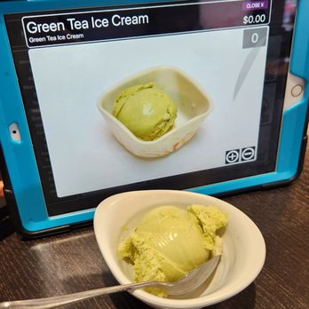Aira Sushi - Green tea ice cream - Japanese Near Me - Richmond Hill, Ontario