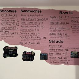 Menu Wall!!!