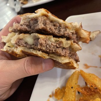 Bullfinch Brewpub - Appearance denotes frozen patty. No seasoning - Brewpubs Near Me - Syracuse, New York