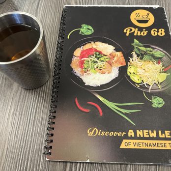 Pho 68 - Front of menu~ (April 2024) - Vietnamese Near Me - Burnaby, British Columbia