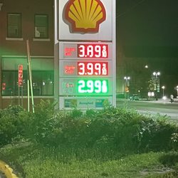 Shell - The top 3 was blinking on and off. I happened to catch it on on.