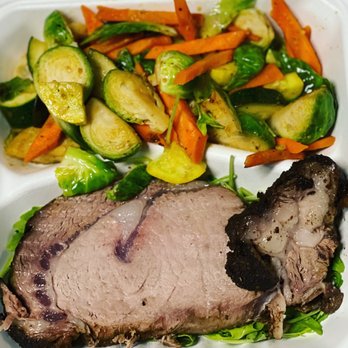 Prime Roast Cafe - Prime rib plate all veg. Overcooked beyond belief. - Cafes Near Me - Honolulu, Hawaii