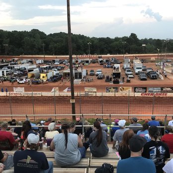 Cherokee Speedway - Looking towards the central area of track - Race Tracks Near Me - Gaffney, South Carolina