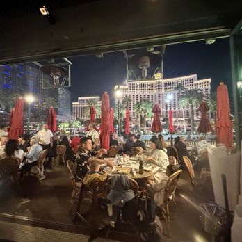 Mon Ami Gabi - View from the bar - French Near Me - Las Vegas, Nevada