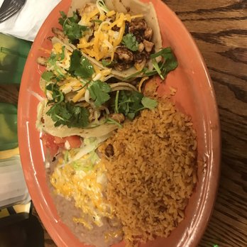 Chachi's Mexican Restaurant - Chicken tacos plate - Mexican Near Me - Las Cruces, New Mexico