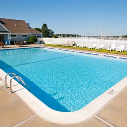 Pool at Bruce & Johnson's Marina.