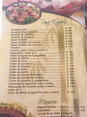 Menu photo 3 El Bambu San Juan Cosalá, JAL
