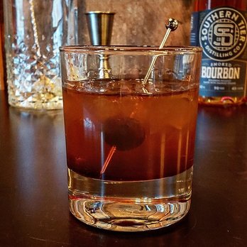 The Empty Bottle - Cherry-Chocolate Old Fashioned - Cocktail Bars Near Me - Lakewood, New York