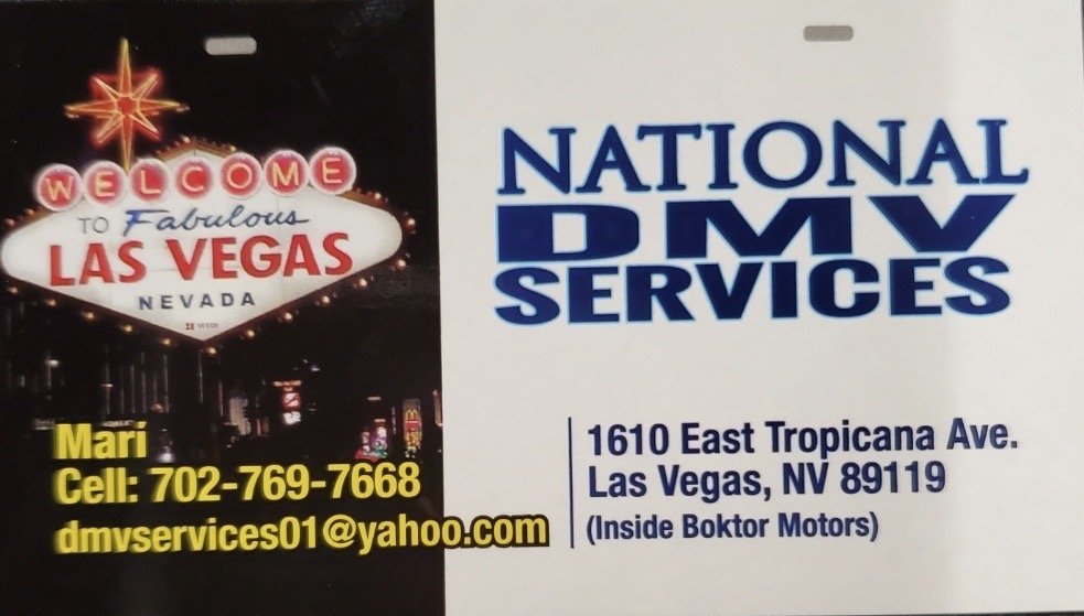 NATIONAL DMV SERVICES - Updated July 2026 - 1610 E Tropicana Ave ...