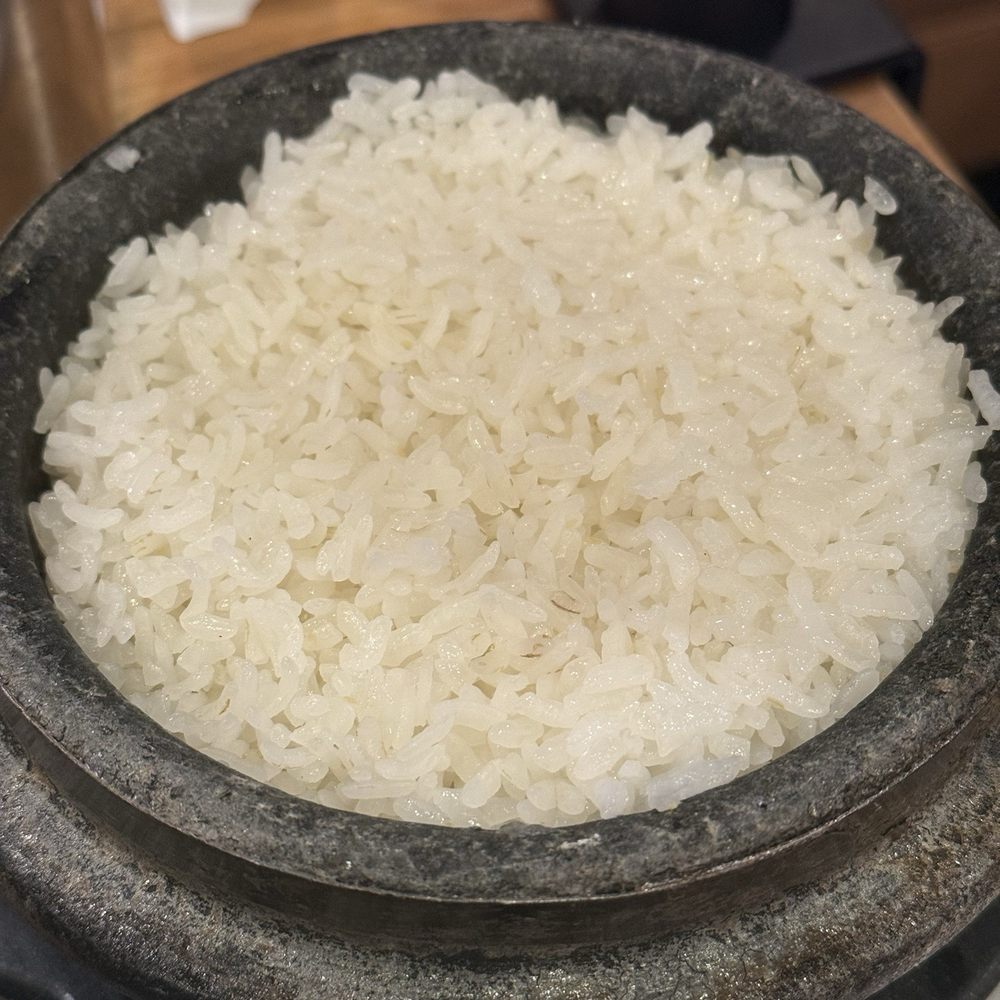 Kaju Soft Tofu Restaurant - Rice in stone pot - Korean Near Me - Irvine, California Kaju Soft Tofu Restaurant - Rice in stone pot - Korean Near Me - Irvine, California