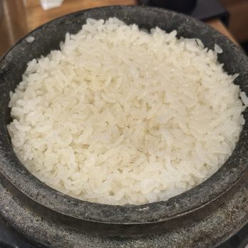 Kaju Soft Tofu Restaurant - Rice in stone pot - Korean Near Me - Irvine, California Kaju Soft Tofu Restaurant - Rice in stone pot - Korean Near Me - Irvine, California