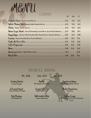 Menu photo 1 Coffee Run Tremonton, UT