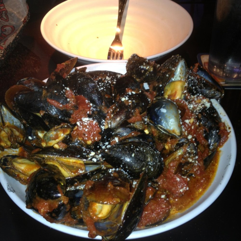 Chickie's & Pete's - Mussels in red sauce... $11.95 for all of this - Sports Bars Near Me - Drexel Hill, Pennsylvania Chickie's & Pete's - Mussels in red sauce... $11.95 for all of this - Sports Bars Near Me - Drexel Hill, Pennsylvania