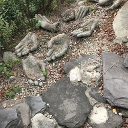 Discovered a smaller walk path with more artwork after some greenery trimming