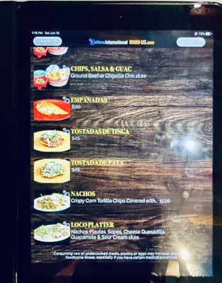 Menu photo 5 Loco Garibaldi Wappingers Falls, NY