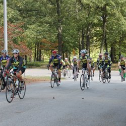 Mac's Harpeth Bikes - Rolling into Motlow State College at the end of day 1 of the Jack & Back 2016