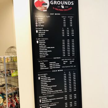 Cougar Grounds - the menu for the cougar grounds - Coffee & Tea Near Me - Houston, Texas