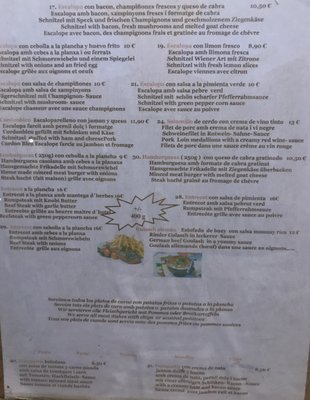 Menu photo 3 La Escalopa Begur, GI