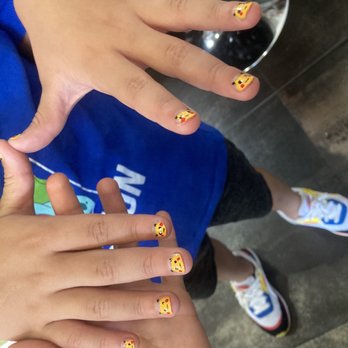 21 Nail Lounge - Arlington - My son nails with pikachu nail art - Nail Salons Near Me - Arlington, Virginia