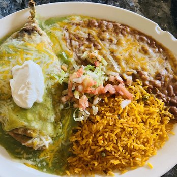 Mexico Restaurant - Chile Relleno meal.  Very good but lacks the texture of freshly made. - Mexican Near Me - Honolulu, Hawaii