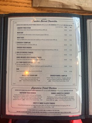 Menu photo 2 Cracker Barrel Old Country Store Naples, FL Menu photo 2 Cracker Barrel Old Country Store Naples, FL