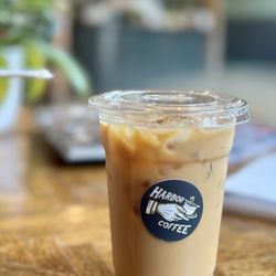 Harbor Coffee - Iced Oat-milk Latte with Vanilla