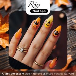 Rio Nails Spa - Trick or treat? Let your nails make the statement this Halloween! RIO Nail Spa offers fun and spooky nail art to get you in the festive s