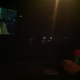 View from in my truck watching movie. View from in my truck watching movie.