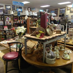 The Rock Thrift Store - Nice setup for the space,  high quality and good prices.