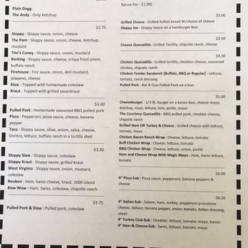 Tito's Sloppy Doggs - Hot Dogs Near Me - Wheeling, West Virginia Tito's Sloppy Doggs - Hot Dogs Near Me - Wheeling, West Virginia
