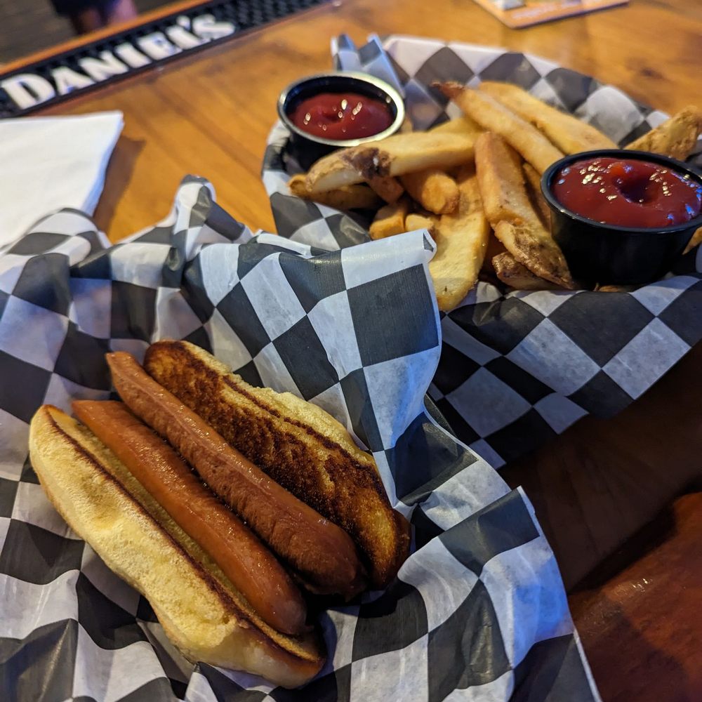 Cork Bar - Regular hot dog, came with fries $4. NO ONE could confirm if it was full beef or not lol. Still tasty - Bars Near Me - Ocean City, Maryland Cork Bar - Regular hot dog, came with fries $4. NO ONE could confirm if it was full beef or not lol. Still tasty - Bars Near Me - Ocean City, Maryland